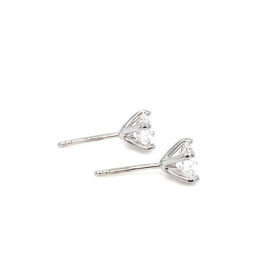 18ct White Gold Lab Diamond 1.53 ct Earrings