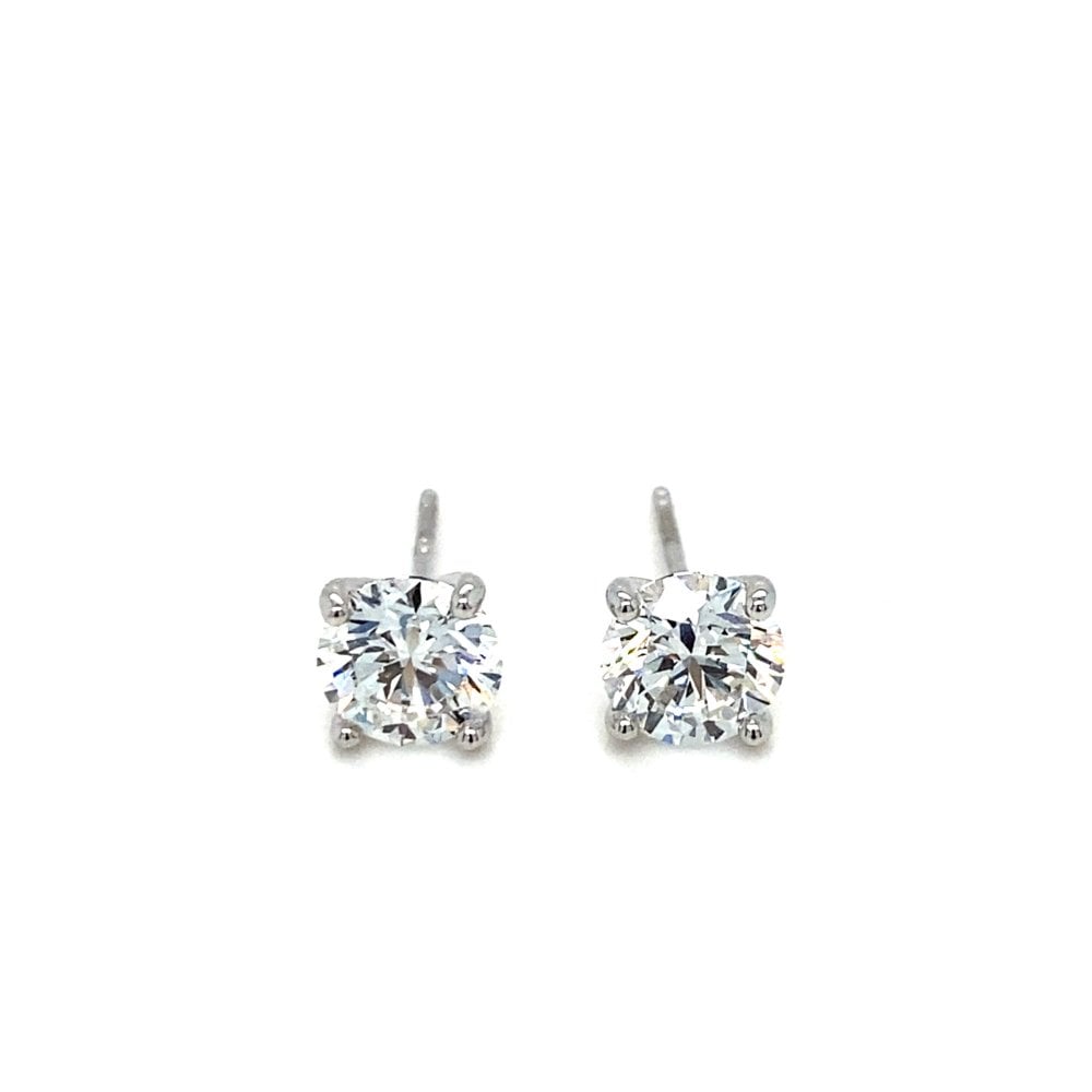 18ct White Gold Lab Diamond 2.08ct Earrings