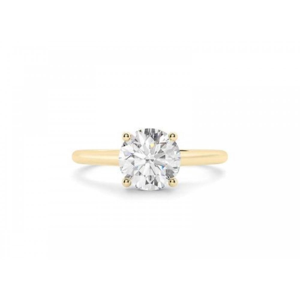 18ct YG Oval Lab Grown 1.55ct Diamond Ring