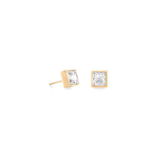 Coeur De Lion Crystal-Gold Tone Stud Earrings