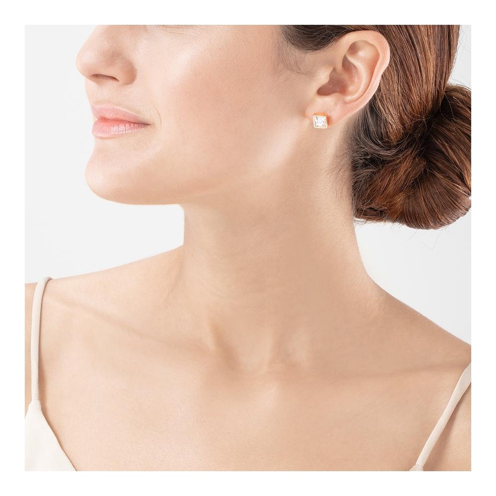 Coeur De Lion Crystal-Gold Tone Stud Earrings