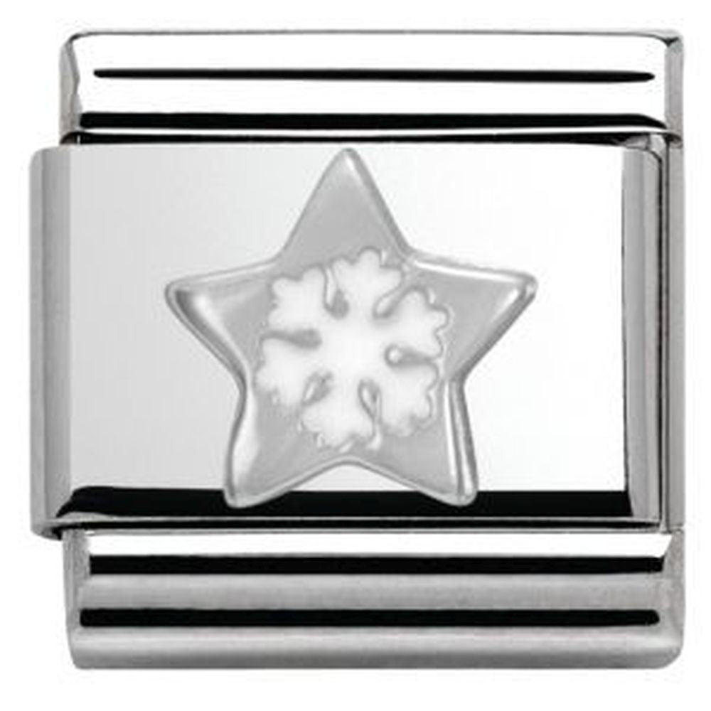 Nomination Star with Snowflake Composable Classic Charm