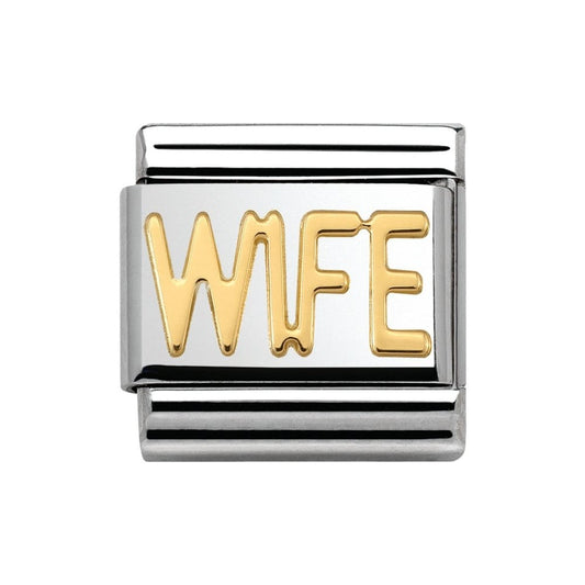 Nomination Classic Composable Gold Wife Charm
