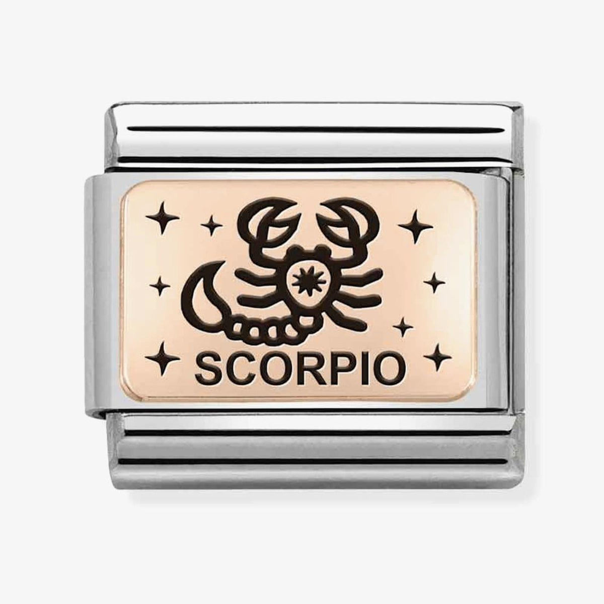 Classic Composable 9ct Rose Gold Scorpio Zodiac Charm