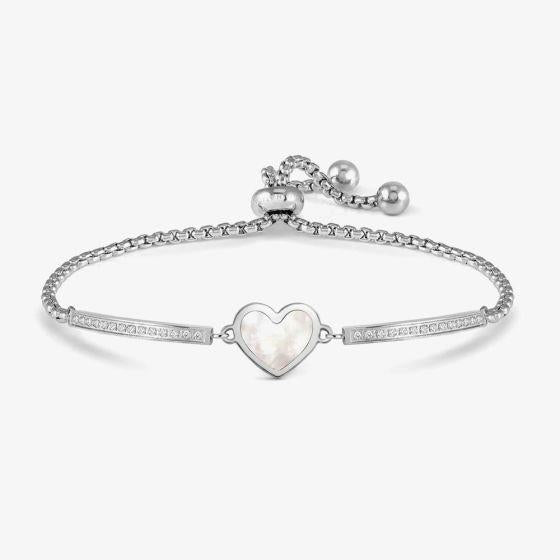 Milleluci Mother of Pearl Heart Bracelet