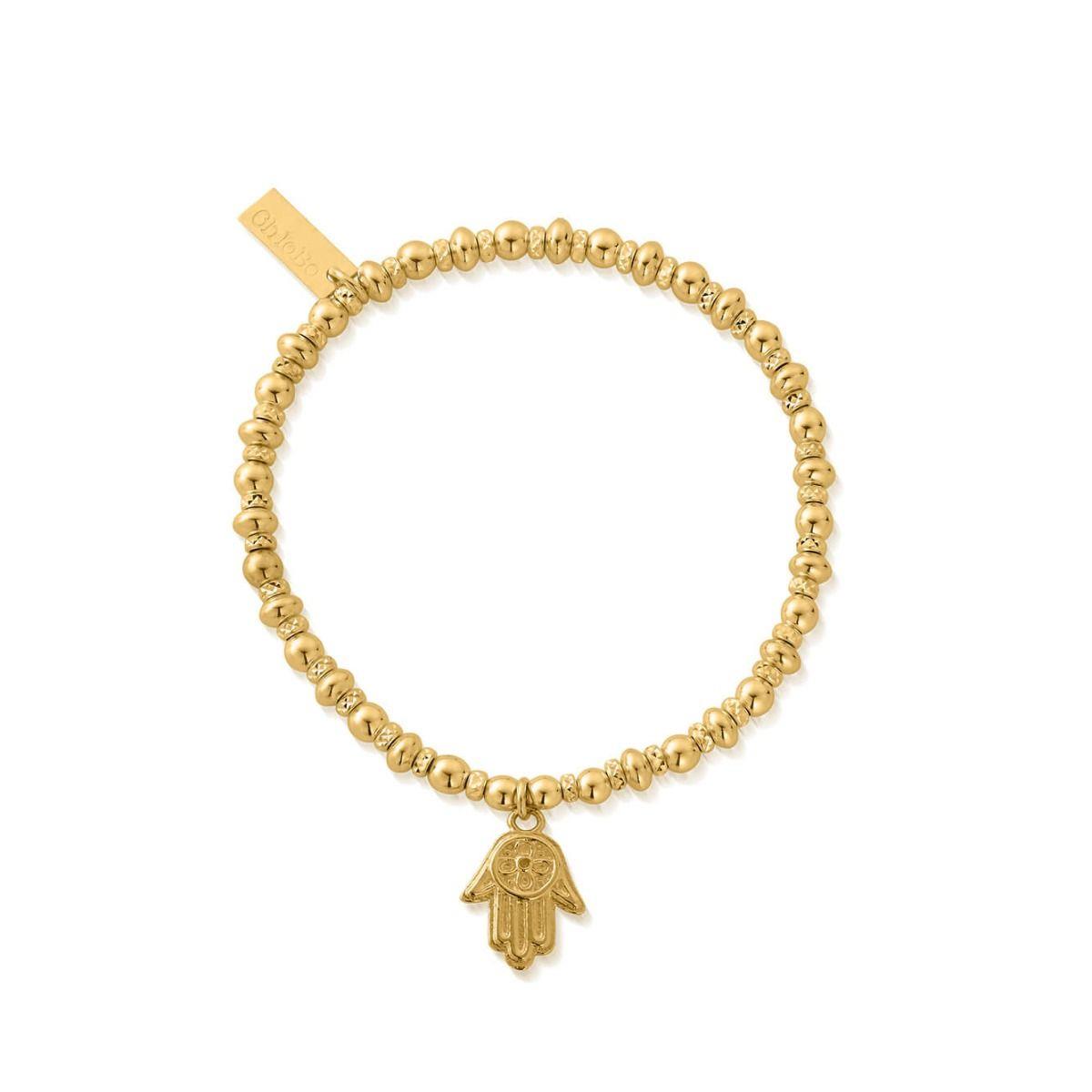ChloBo Gold Didi Sparkle Hamsa Hand Bracelet