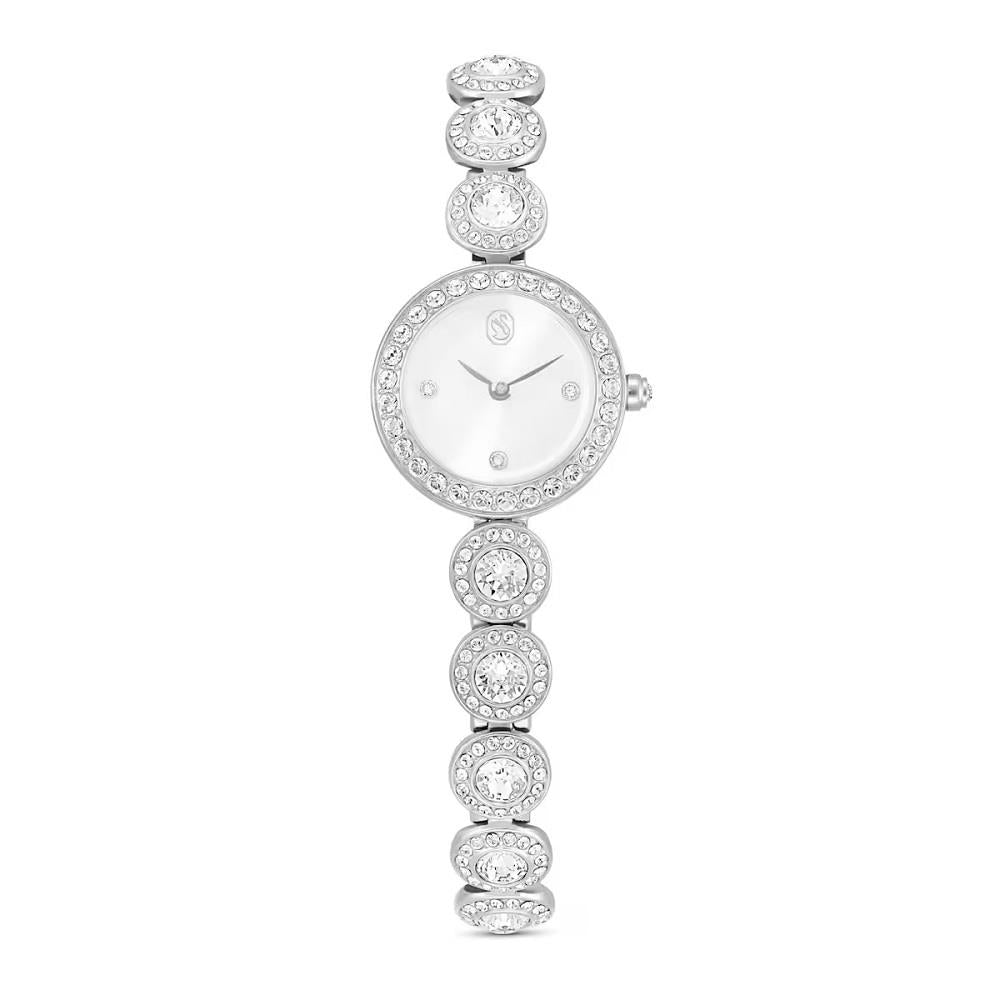 Una Angelic watch, Crystal bracelet, Silver tone