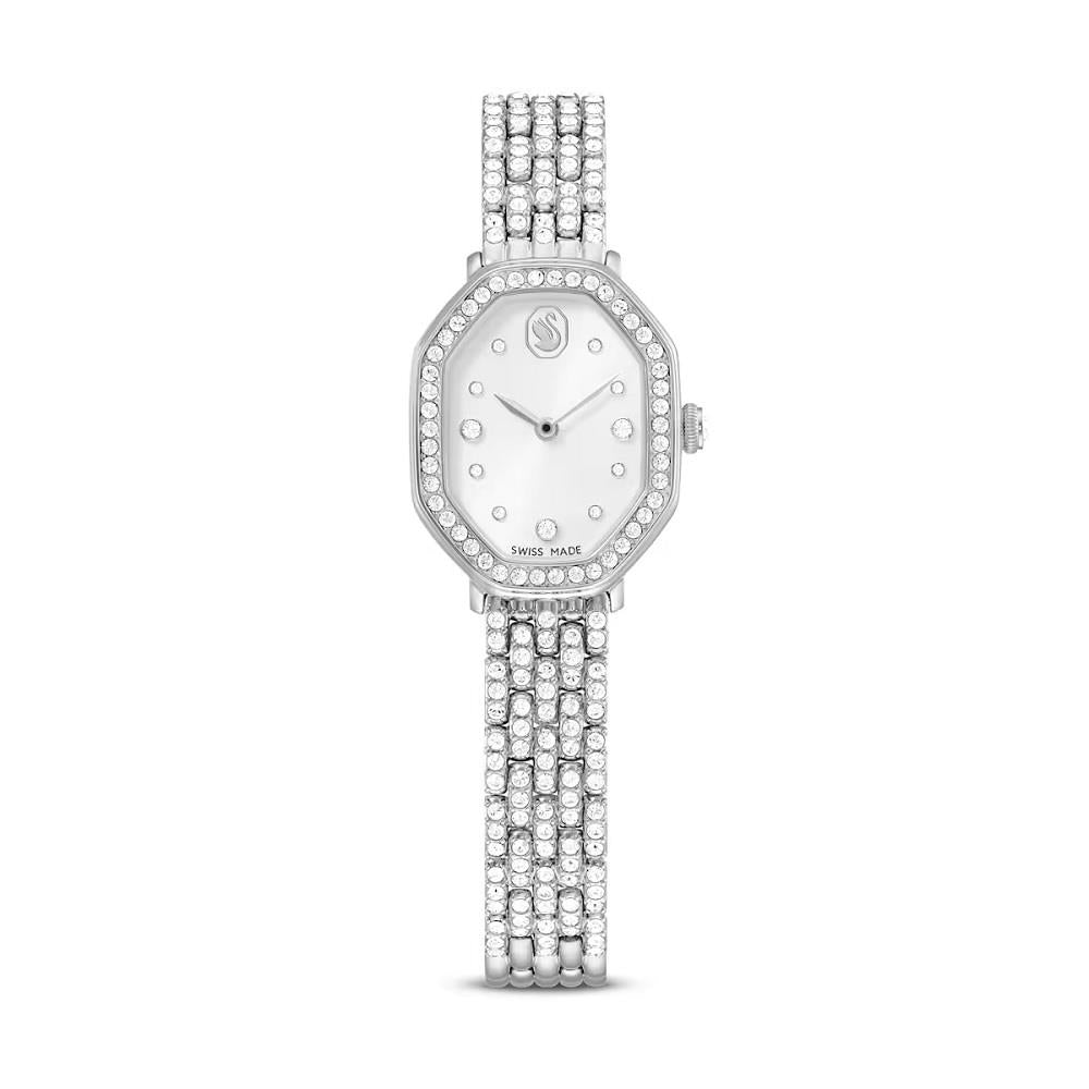 Dextera octagon watch, Swiss Made, Metal bracelet