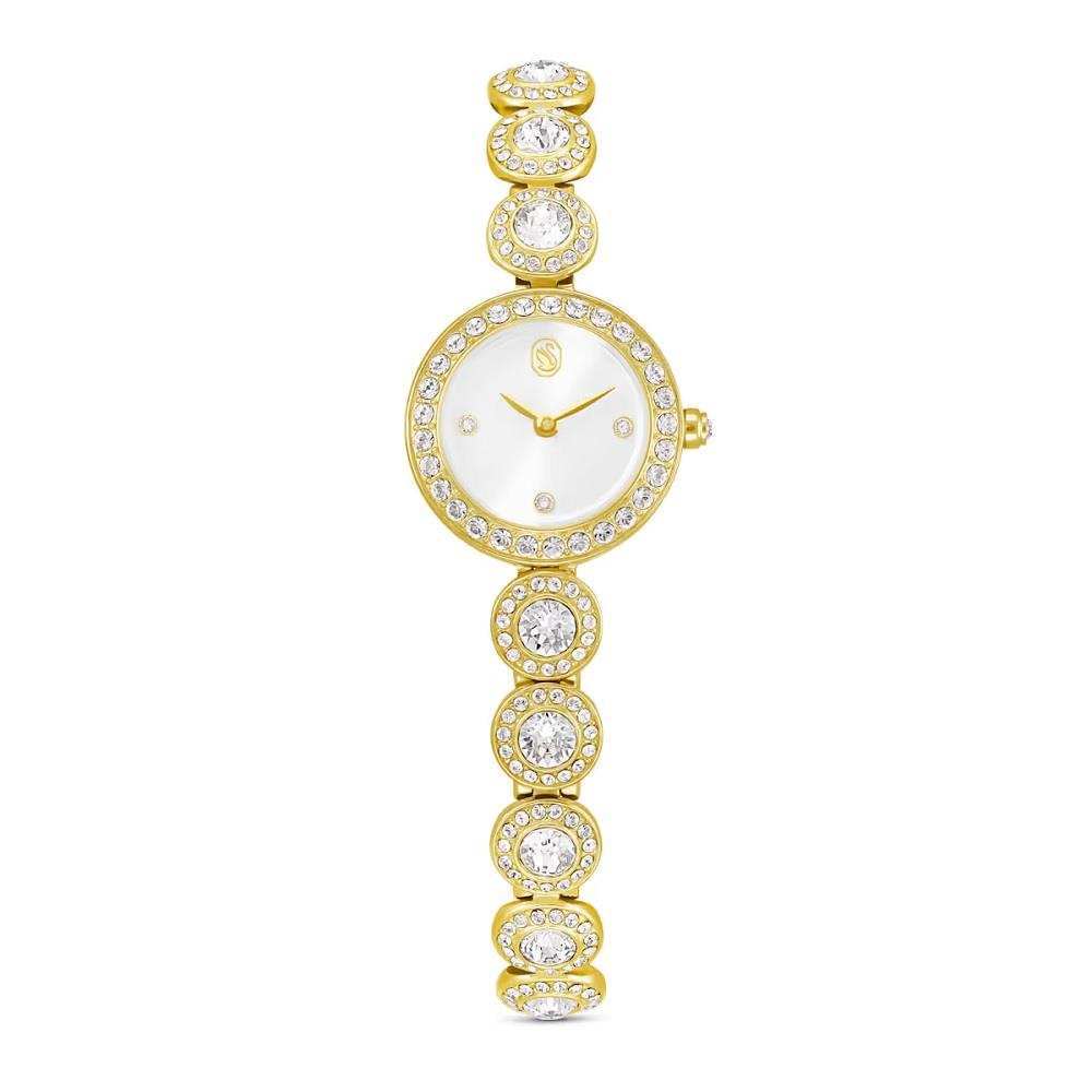 Una Angelic watch, Crystal bracelet, Gold tone