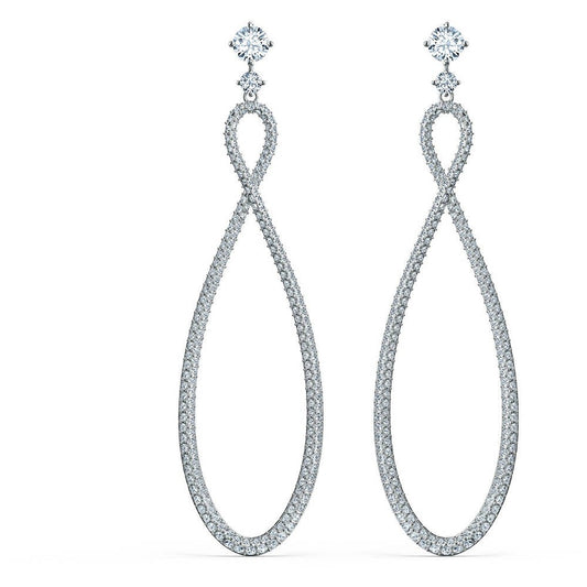 Swarovski Infinity Hoop Earrings