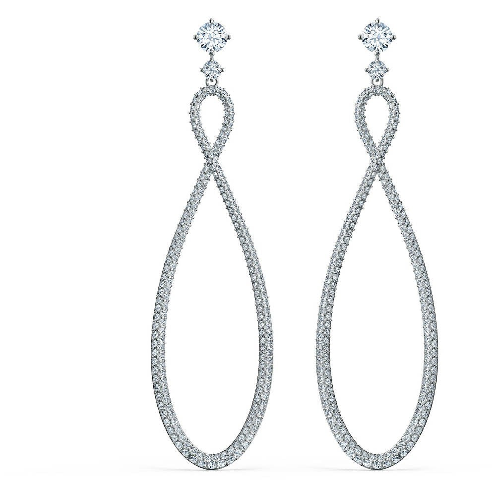 Swarovski Infinity Hoop Earrings