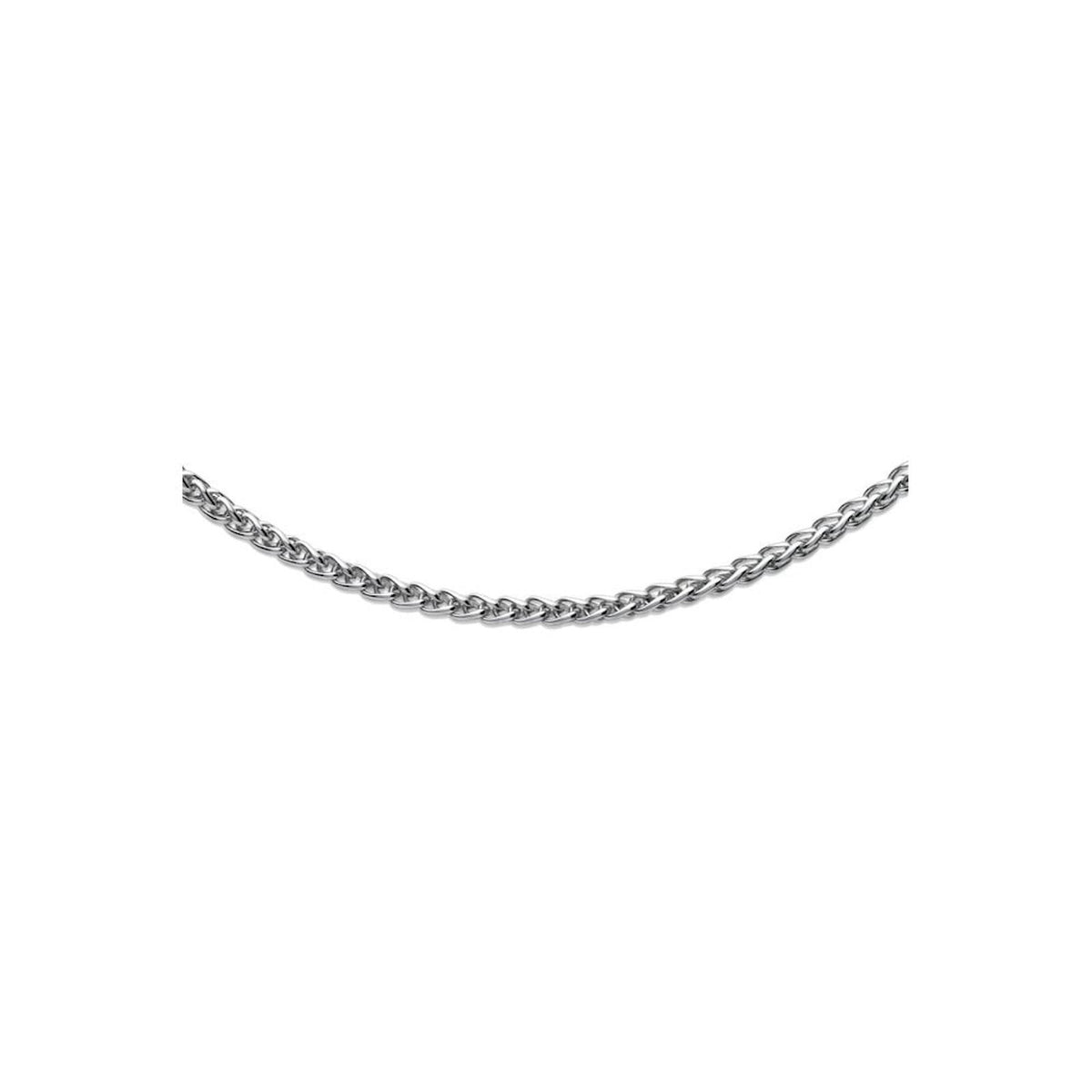 Unique S/Steel Polished Wheat Chain 6mm Necklace 50cm