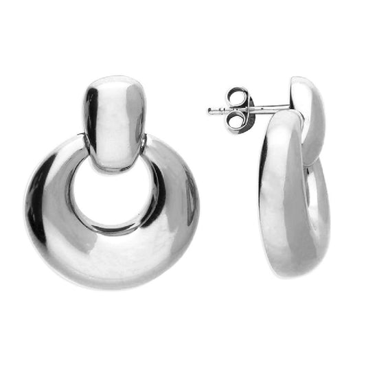 Sterling Silver Bold Circular Hoops