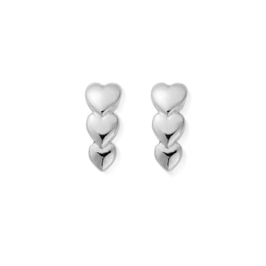 ChloBo Silver Life Lover Studs