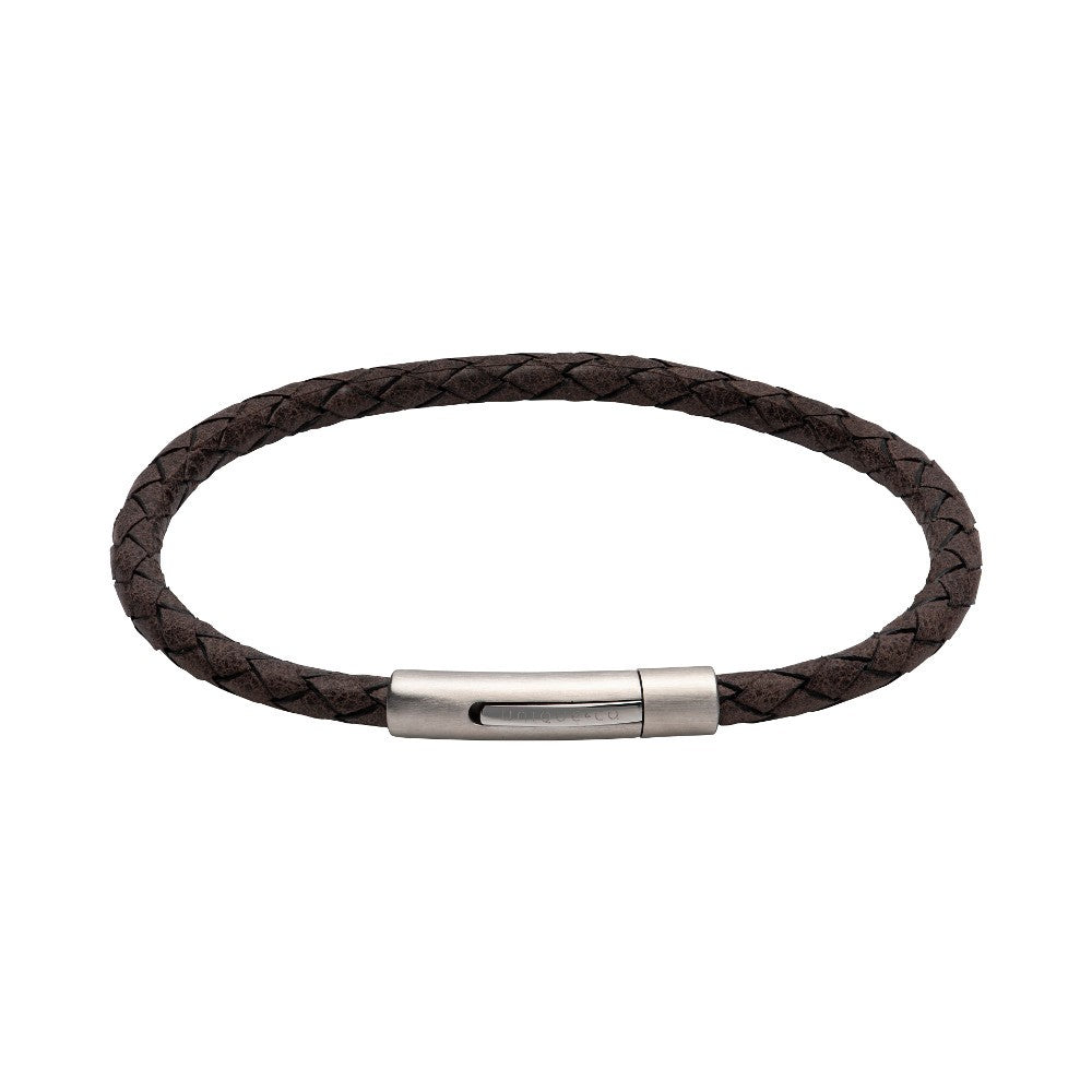 Unique Morocan Brown Leather Gents Bracelet