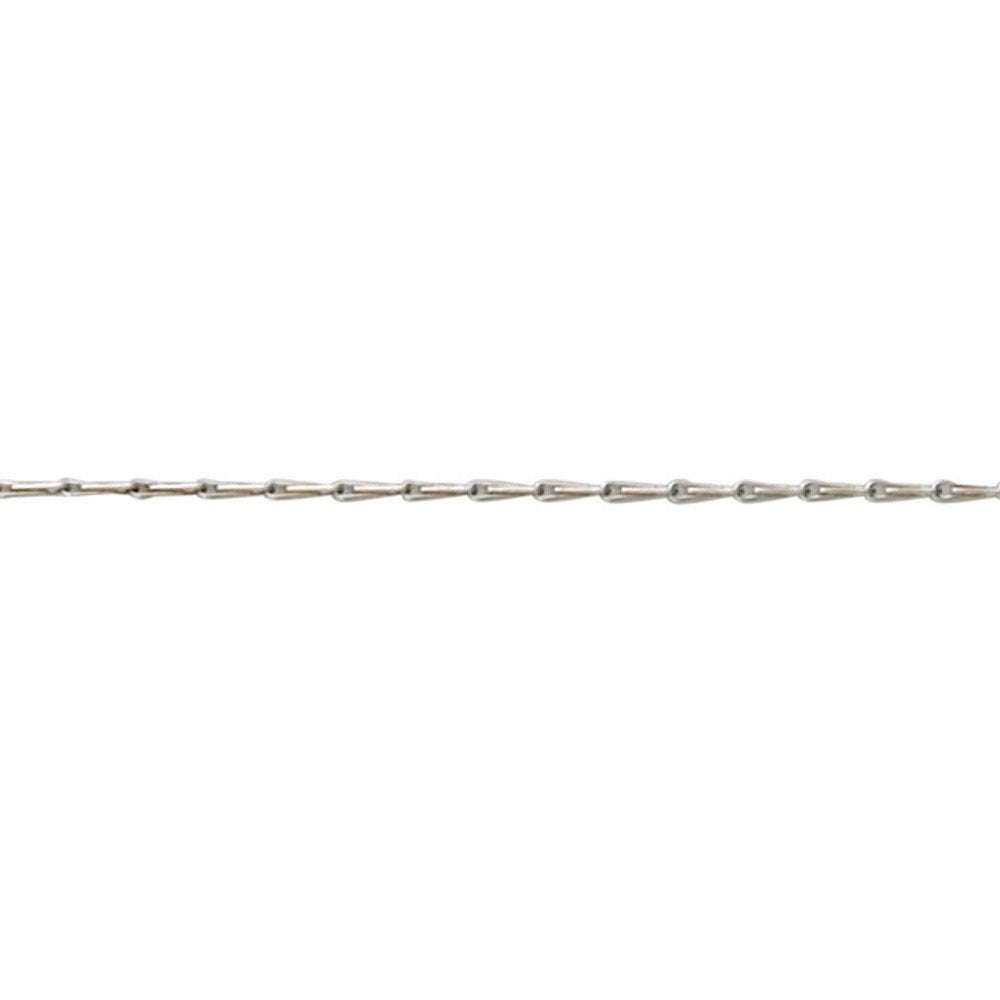 9ct White Hayseed 1Chain