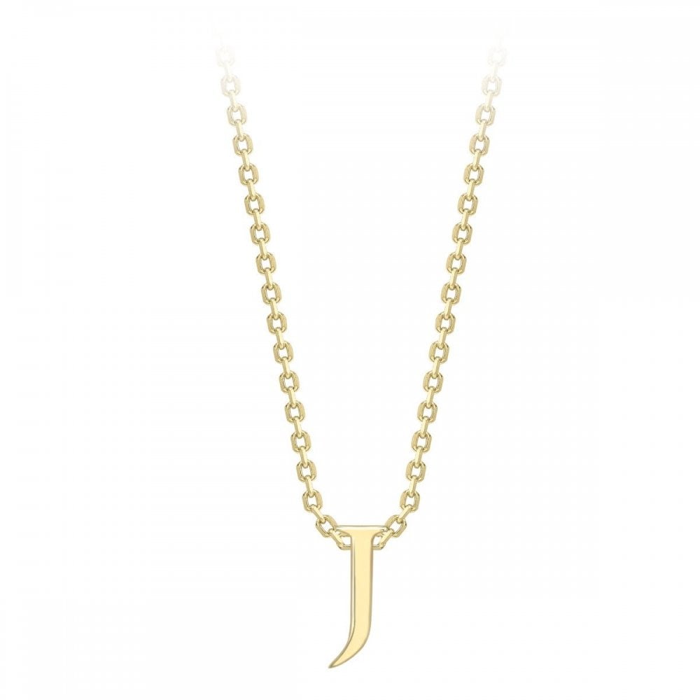 9ct Y Gold Initial J Pendant