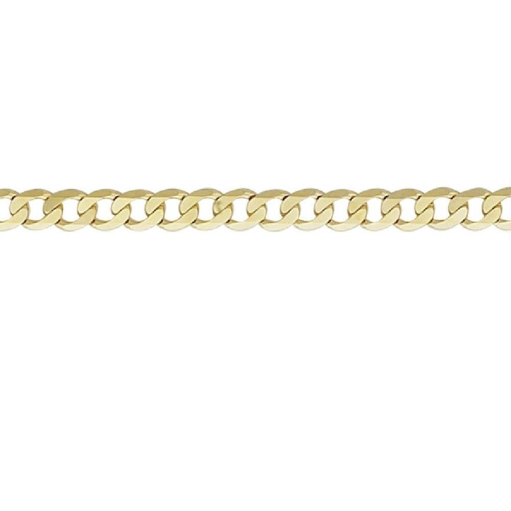 9ct Yellow Gold Metric Curb Chain 20"