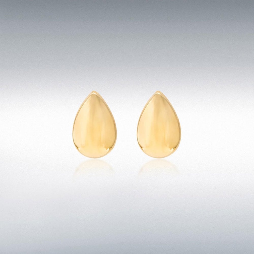 9ct Yellow Gold Mini Teardrop Earrings