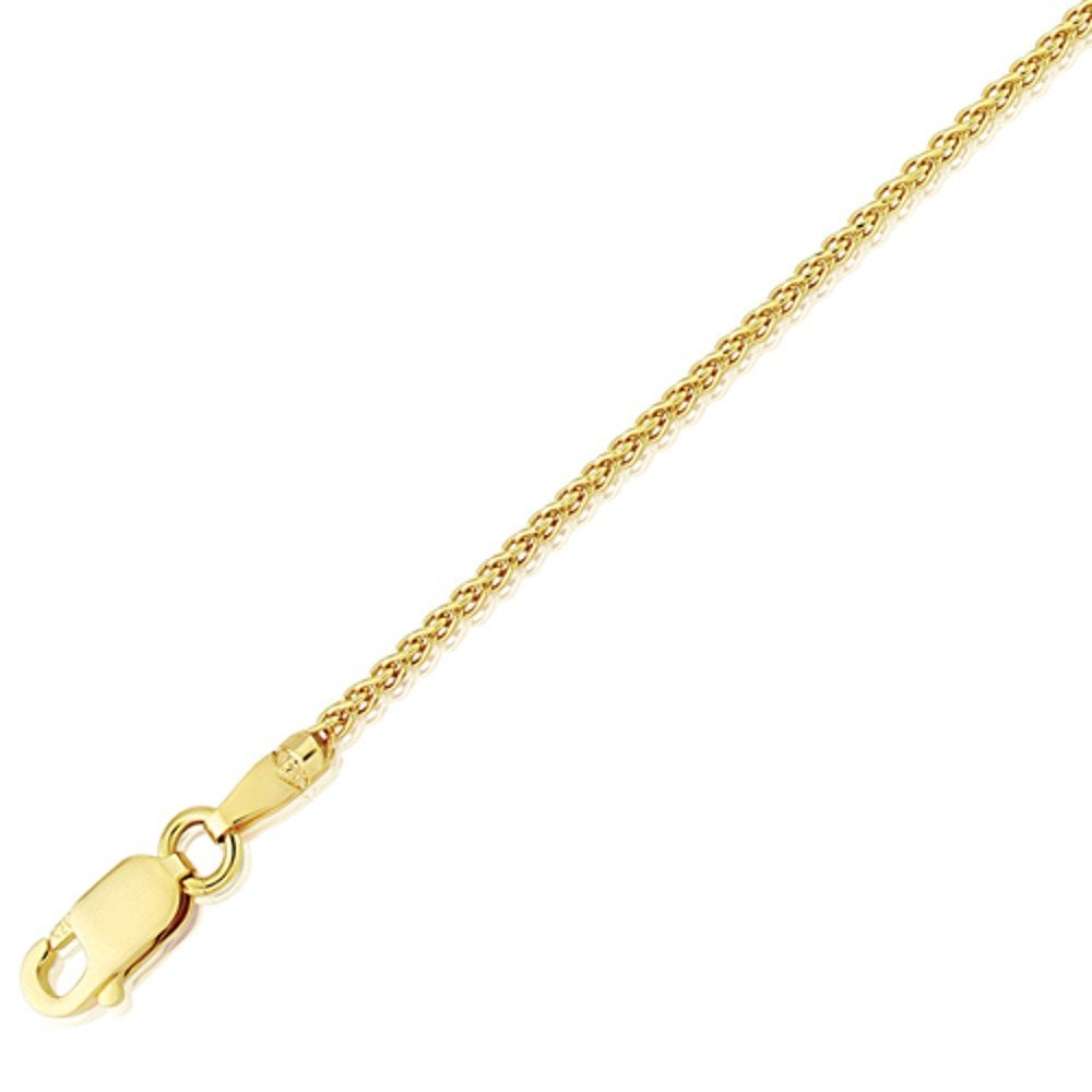 9ct Yellow Gold Spiga Chain