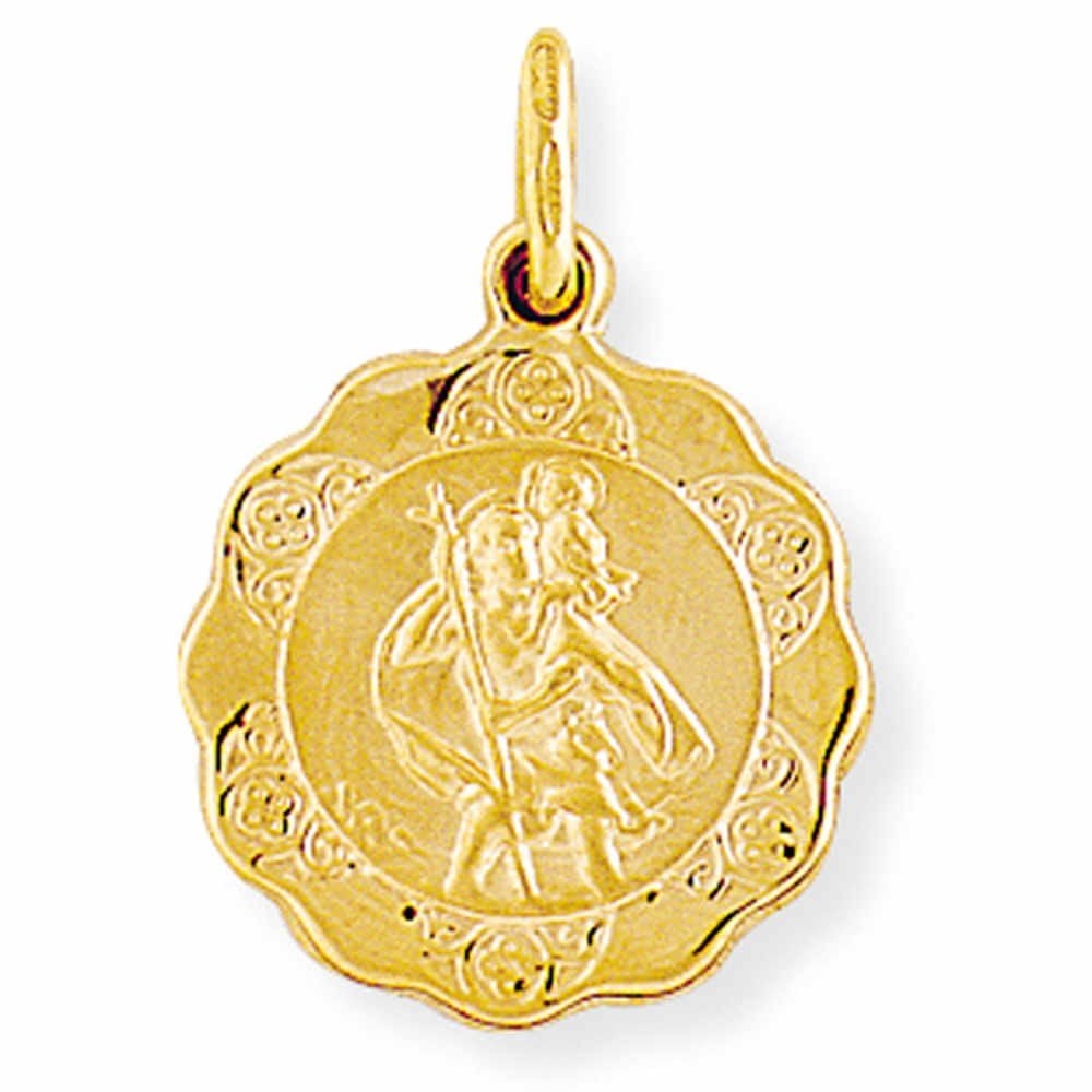 9ct Yellow Gold St Christopher