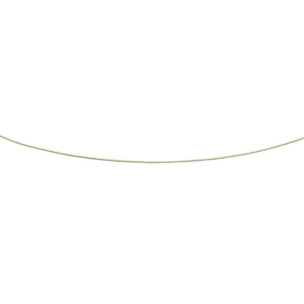 9ct Yellow Gold Venetian Box Chain 46cm
