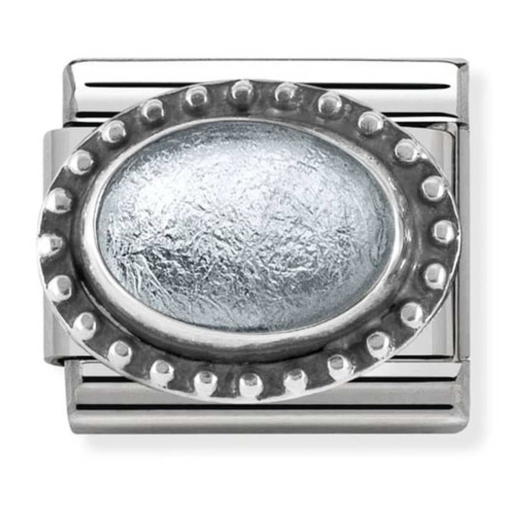 Agate Drusie Silver Moon