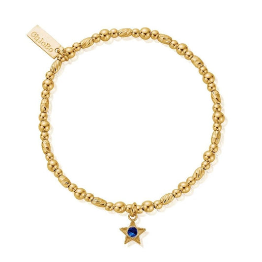 ChloBo Gold December Tanzanite Birthstone Bracelet