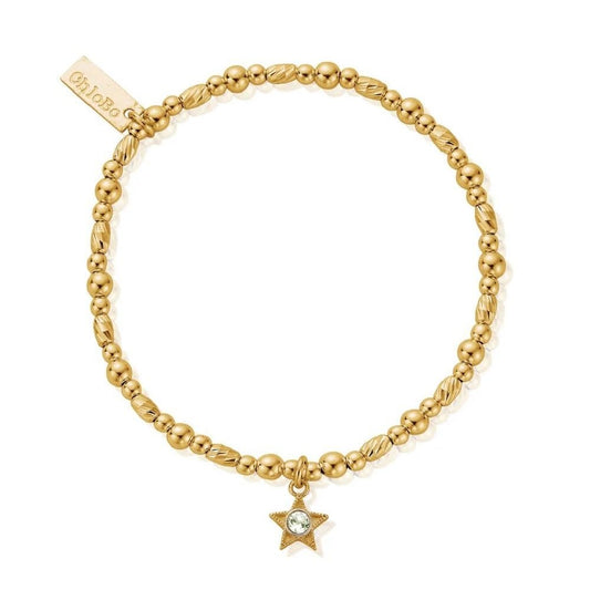 ChloBo Gold November Yellow Topaz Birthstone Bracelet