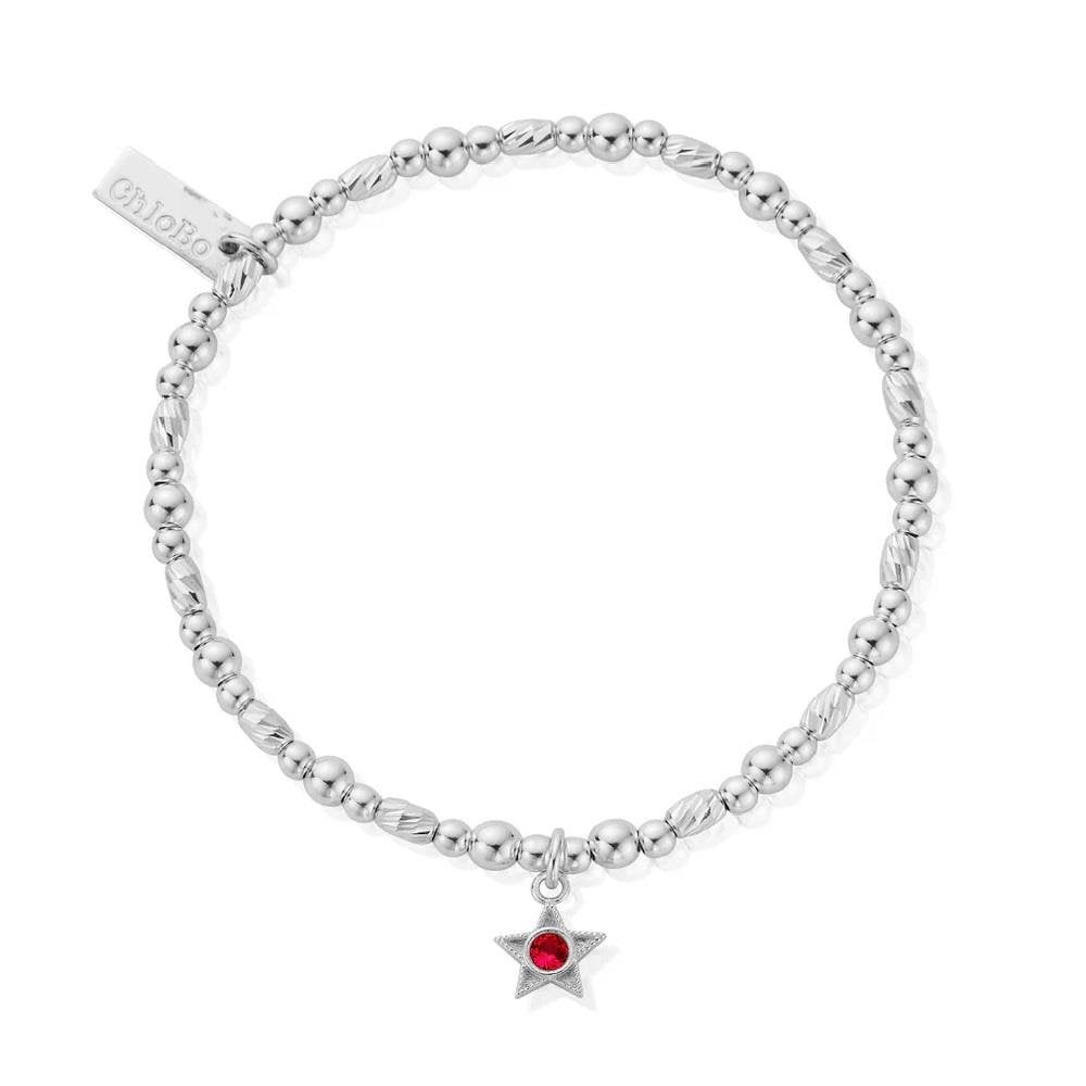 ChloBo January Garnet Birthstone Bracelet