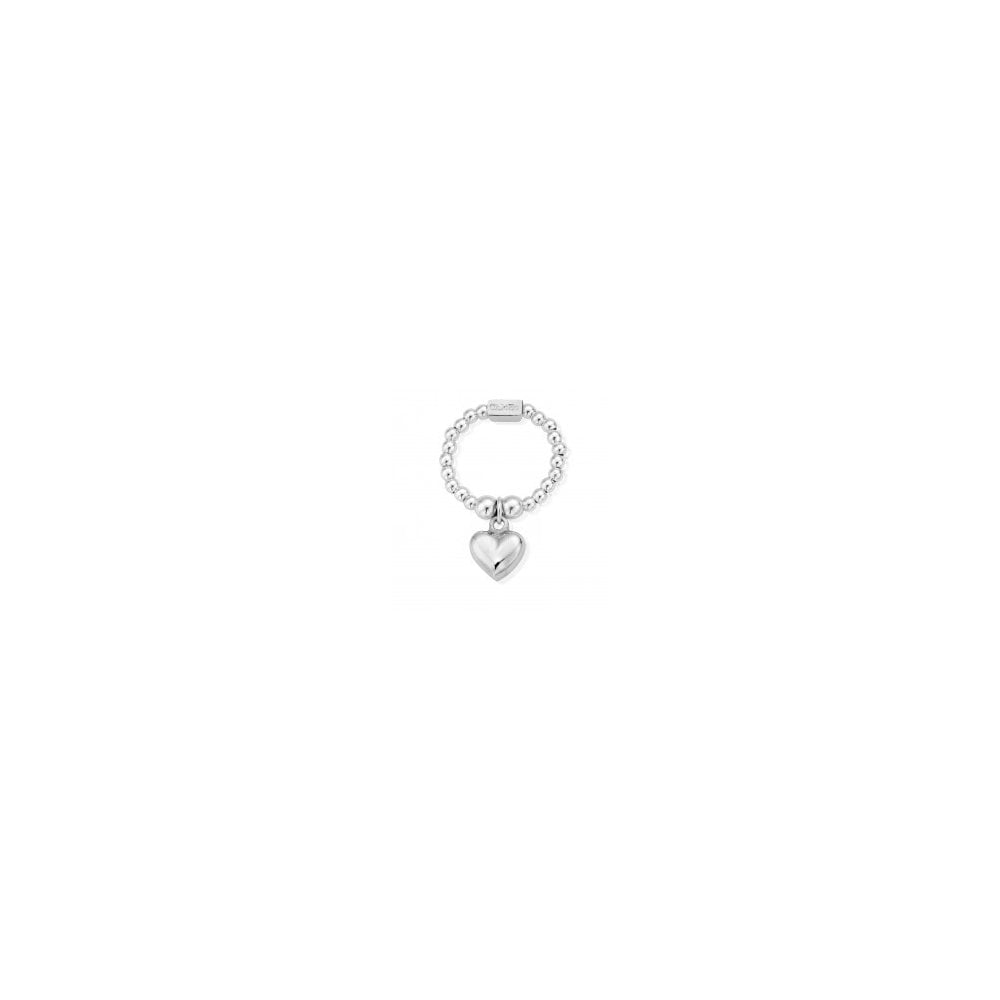 Chlobo Mini Puffed Heart Ring - Size M