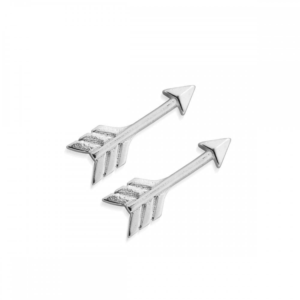 ChloBo Silver Arrow Cuff Earrings