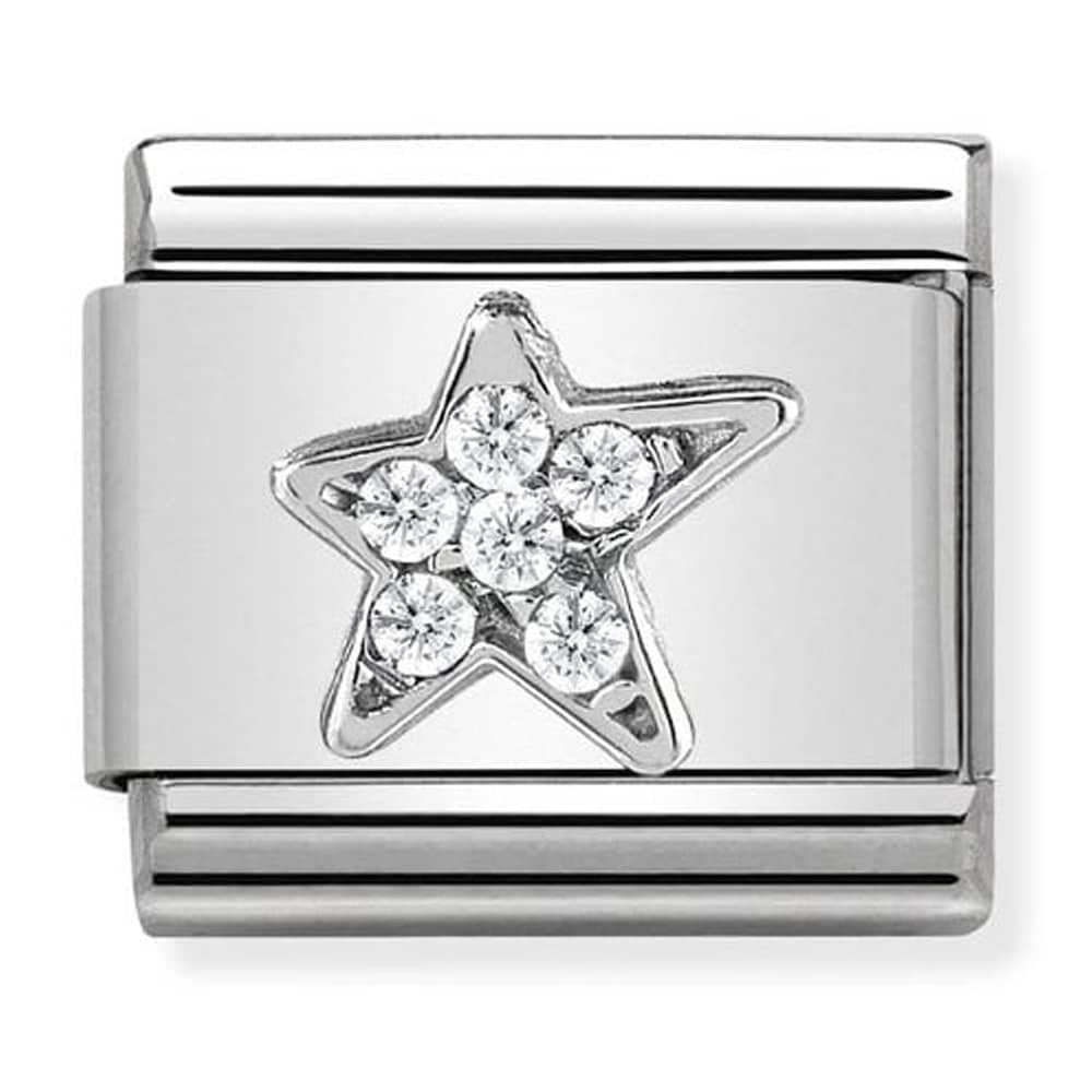 Classic Asymmetric Star CZ Charm
