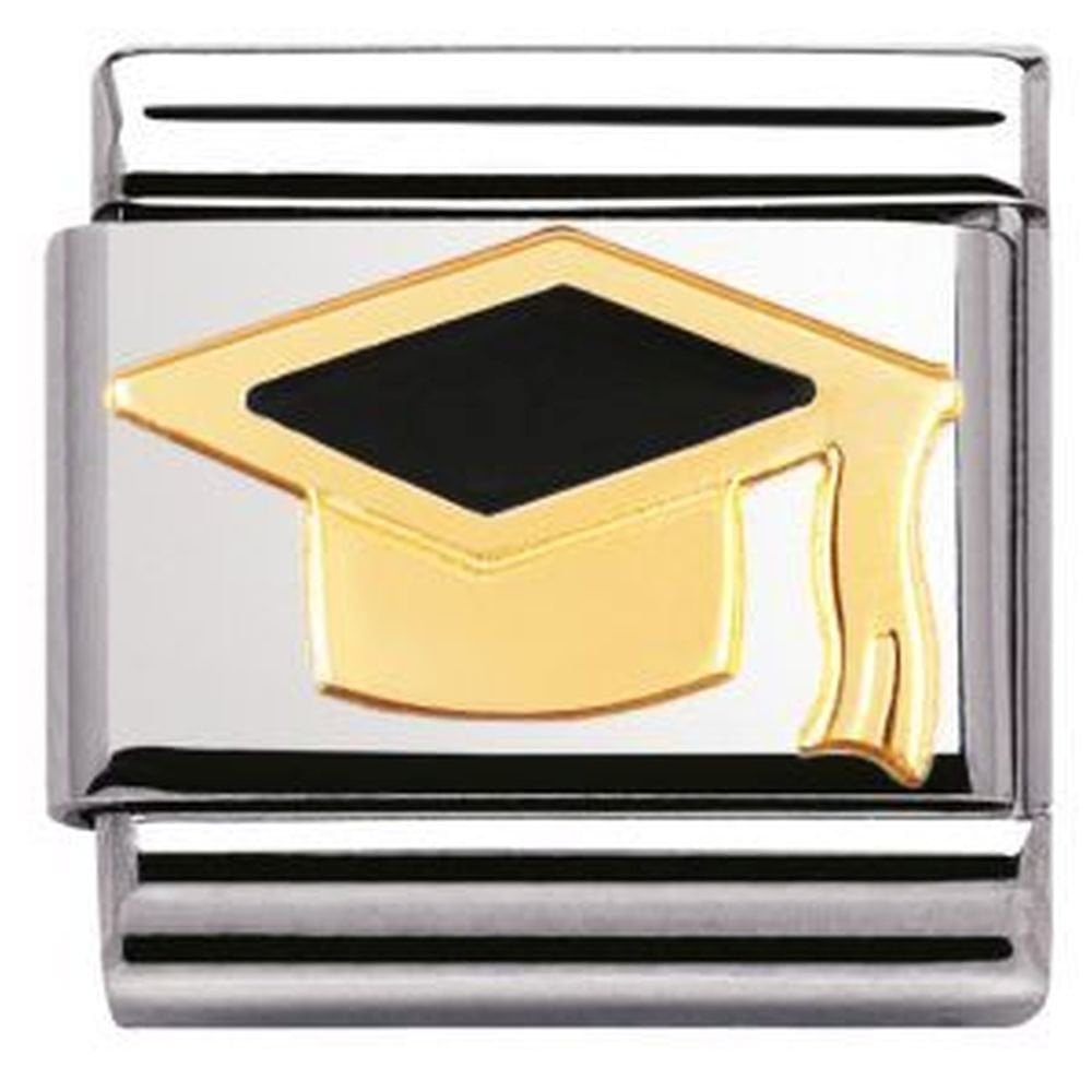 Classic Black graduate hat charm