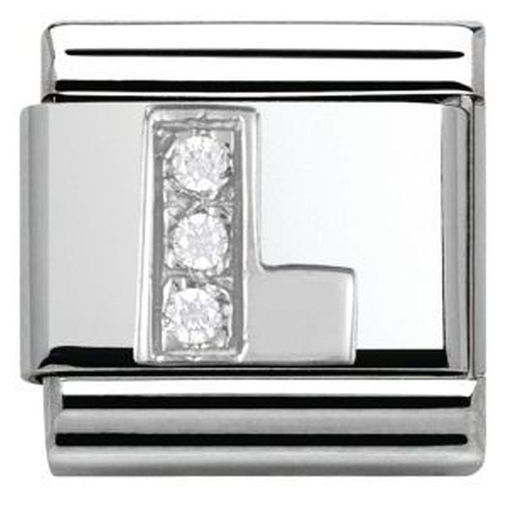 Classic Composable CZ Letter L Link