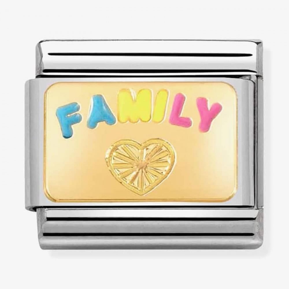 CLASSIC Composable Gold Family with Heart Charm
