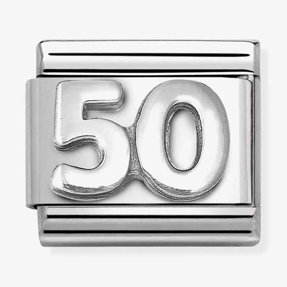 CLASSIC Composable Oxidised Silver 50 Charm