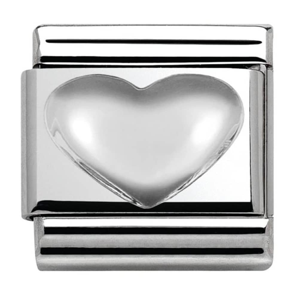Classic Composable Silver Heart Charm