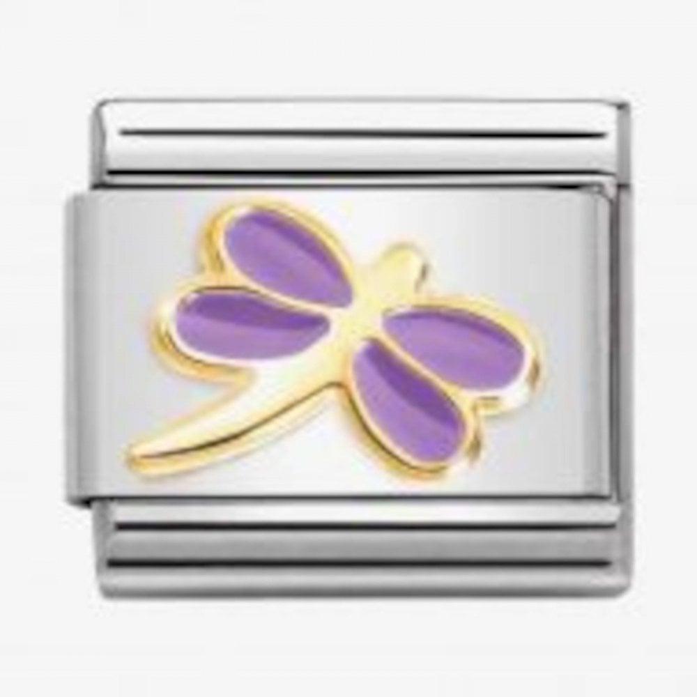 Classic Lilac Dragonfly Charm