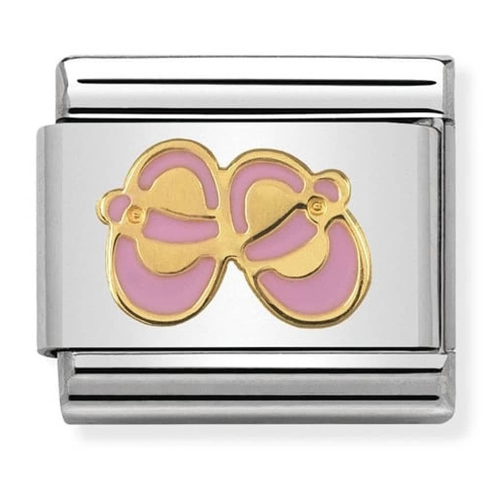 Classic Pink Baby Shoes Charm