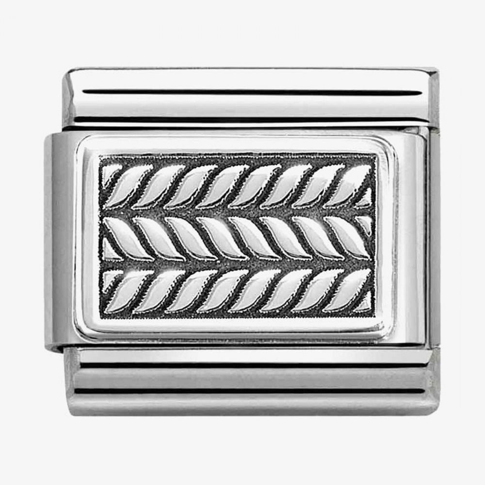 CLASSIC Plates Oxidised Chain Charm