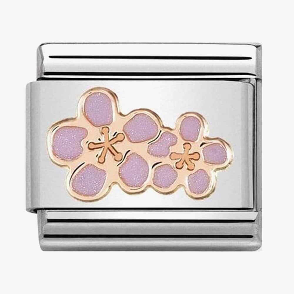 CLASSIC Rose Gold Peach Blossom Charm