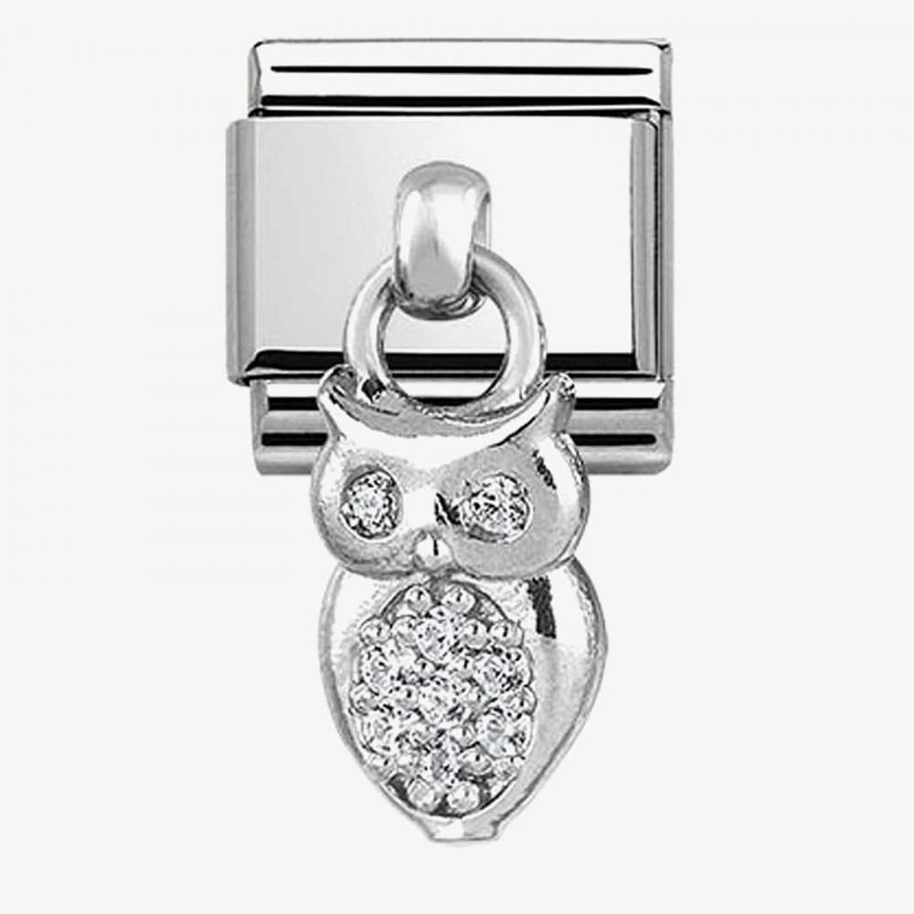 CLASSIC Silvershine Owl Charm