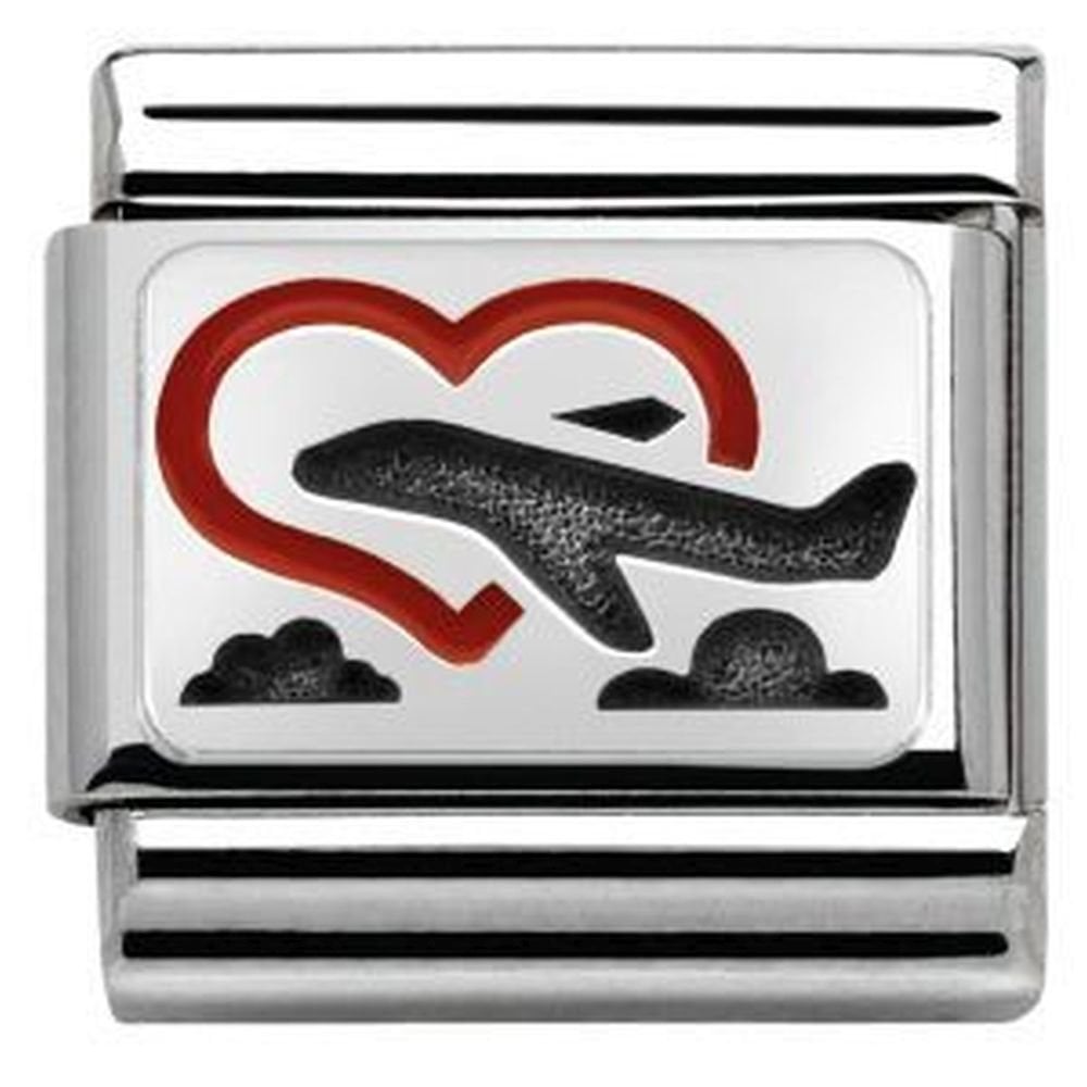 CLASSIC Silvershine Plates Honeymoon Love Flying Charm