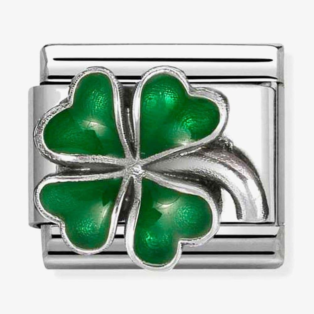 Classic Symbols Green Clover Charm
