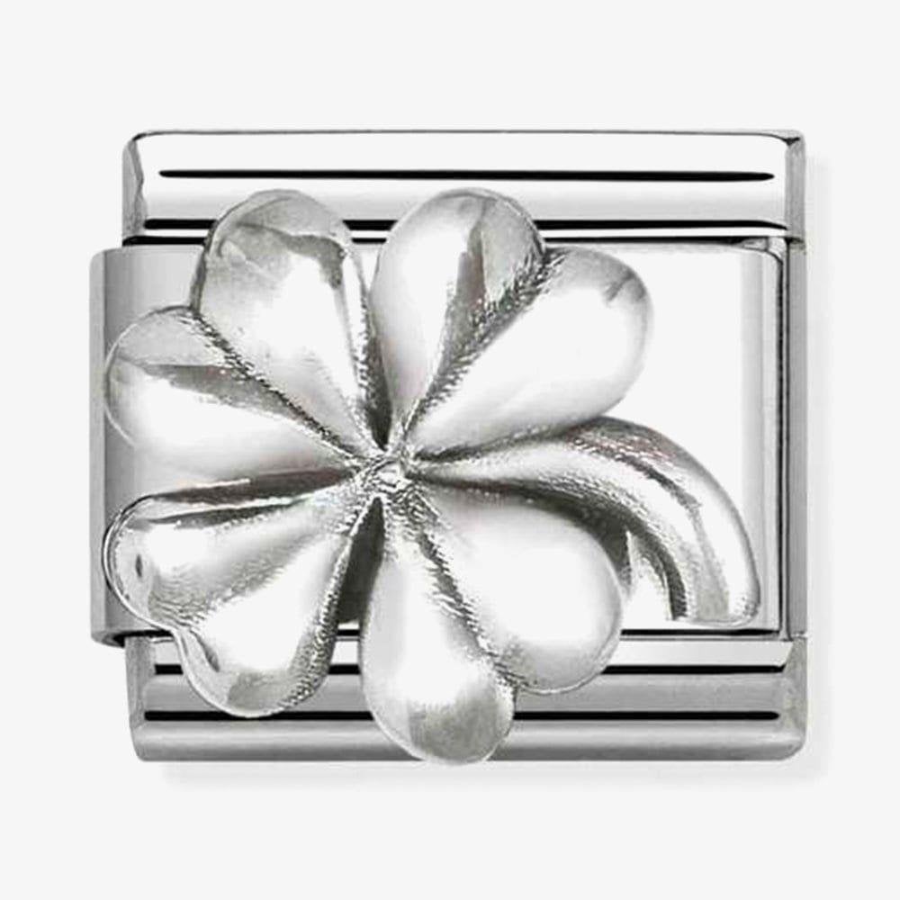 Classic Symbols Silver Clover Charm