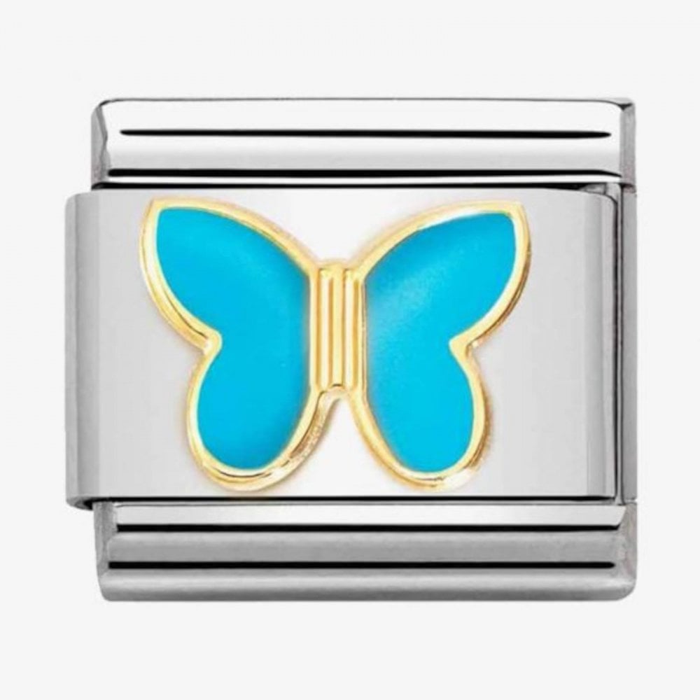 Classic Turquoise Butterfly Charm