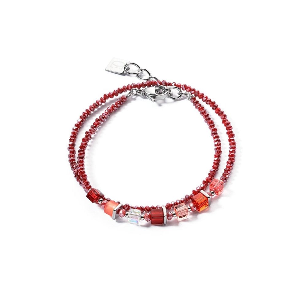 Coeur de Lion Joyful Colours Red Wrap Bracelet