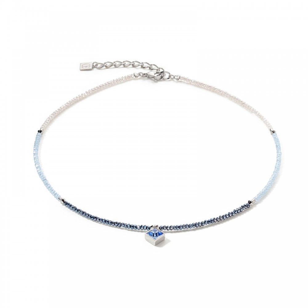 Coeur De Lion Light Blue-Silver Necklace