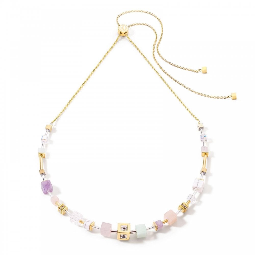 Coeur De Lion Pink and Lilac Precious Necklace